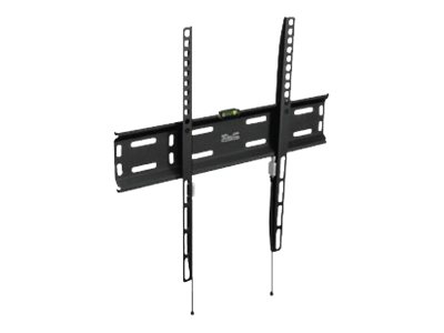 Klip Xtreme KPM-715 - Mounting kit (wall mount) - for flat panel - powder-coated steel - black - screen size: 23"-46" - mounting interface: up to 400 x 400 mm - wall-mountable