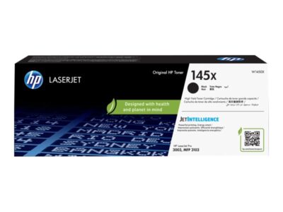 HP 145X - High Yield - black - original - LaserJet - toner cartridge (W1450X) - for LaserJet Pro 3001, 3002, 3003, MFP 3101, MFP 3102, MFP 3103, MFP3102