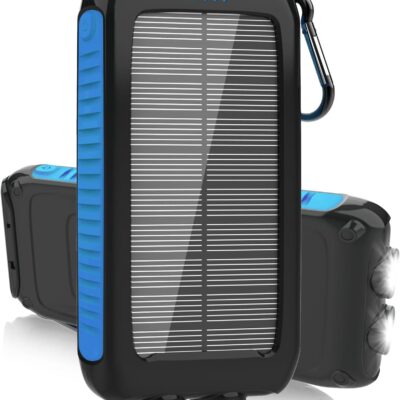Nuynix Solar Charger Power Bank 38800mAh