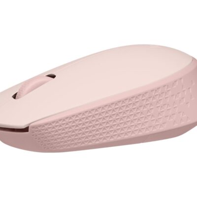 Logitech M170 Wireless Mouse, Ambidextrous, Rose - Mouse - right and left-handed - optical - 3 buttons - wireless - 2.4 GHz - USB wireless receiver - rose