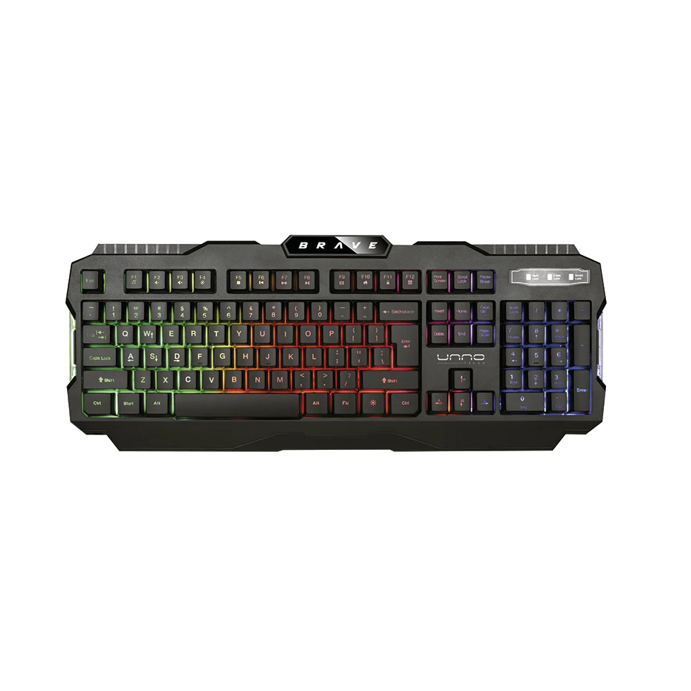 UTekno Keyboard Brave Gaming USB – KB6781BK