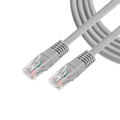 Unno Tekno Cat6 Patch Cord 25FT Gray - CB4325GY