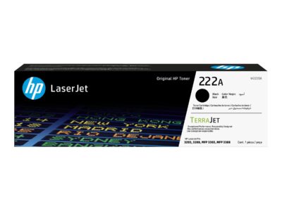 HP 222A - Black - original - LaserJet - toner cartridge (W2220A) - for Color LaserJet Pro MFP 3302fdn