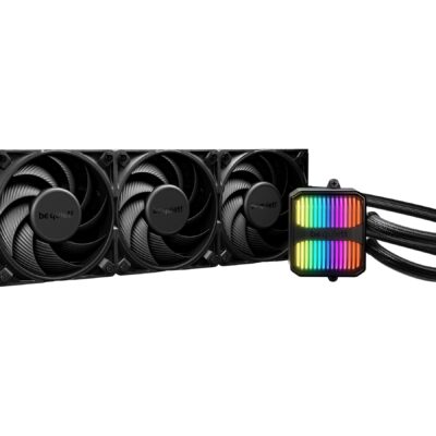 be quiet! Silent Loop 3 - Processor cooler - Radiator Size: 360 mm - (for: LGA1150, LGA1151, LGA1155, LGA1200, LGA1700, LGA1851, AM4, AM5, TR4, TR5) - copper base and nickel plated aluminum fins - 120 mm - black