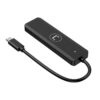 Unno Tekno - Hub 4-port Type C to USB A - HB1012BK