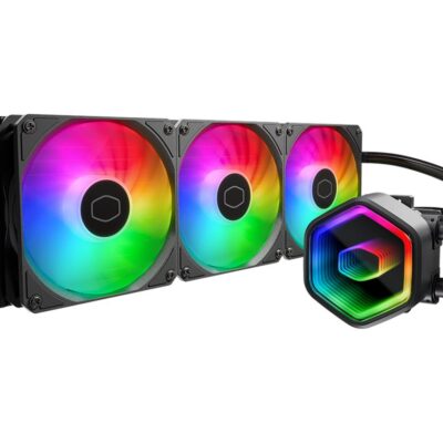 Cooler Master MasterLiquid 360 Core II - Processor liquid cooling system - Radiator Size: 360 mm - (for: LGA1851, LGA1700, LGA1200, LGA2066, LGA2011-3, LGA2011, LGA1151, LGA1150, LGA1155, LGA1156, AM4, AM5) - 120 mm - black