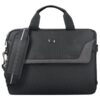 Solo Flat Iron 14" Black Slim Briefcase CLA112-4