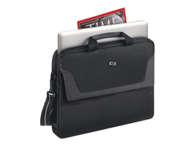 SOLO Sterling Slim Brief - Notebook carrying case - 16" - black