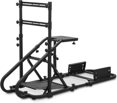 MoniBloom - Racing Simulator Cockpit Wheel Stand with TV Mount Stand