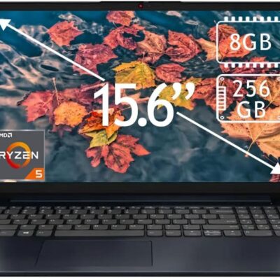 Lenovo Ideapad -15.6" FHD (1920x1080) - Touch - AMD Ryzen 5 7520U - 8GB DDR5 RAM- 256GB SSD - AMD Radeon 610M Graphics - Windows 11 Home - Abyss Blue
