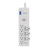 Forza Surge protector 1625W/2200J - 8 outlets - 3-Rotating - 2-USBA - 1-USBC -120V/240V