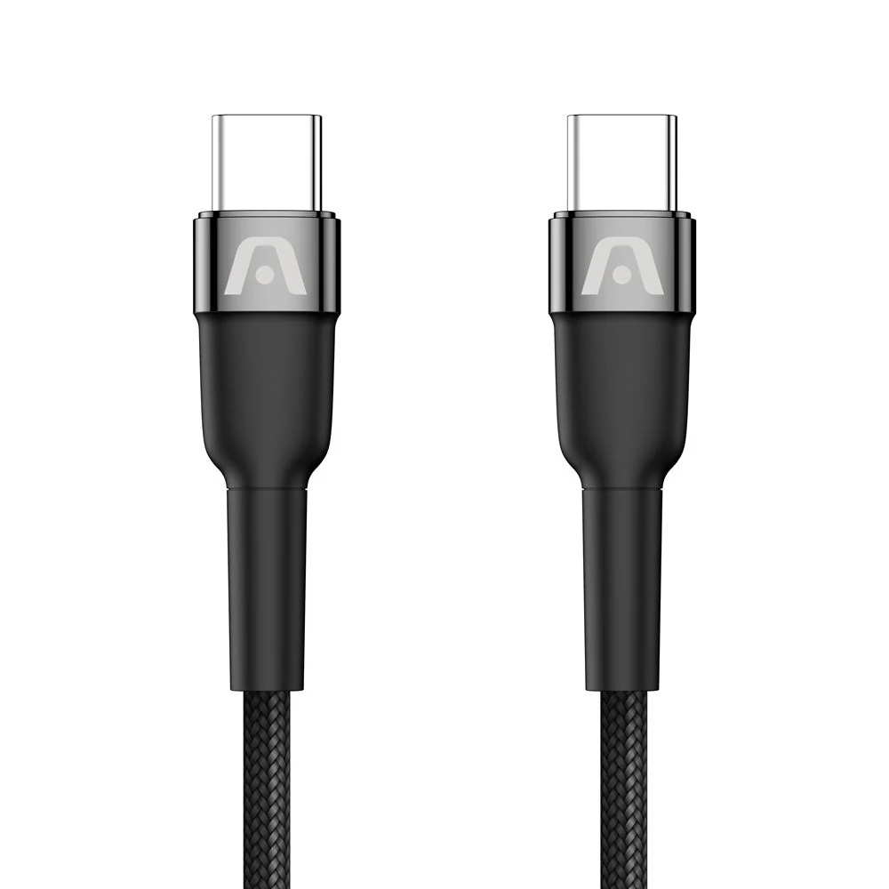Argom Tech Braided Cable  10ft Usb C to C 100W ARG-CB-0050BK