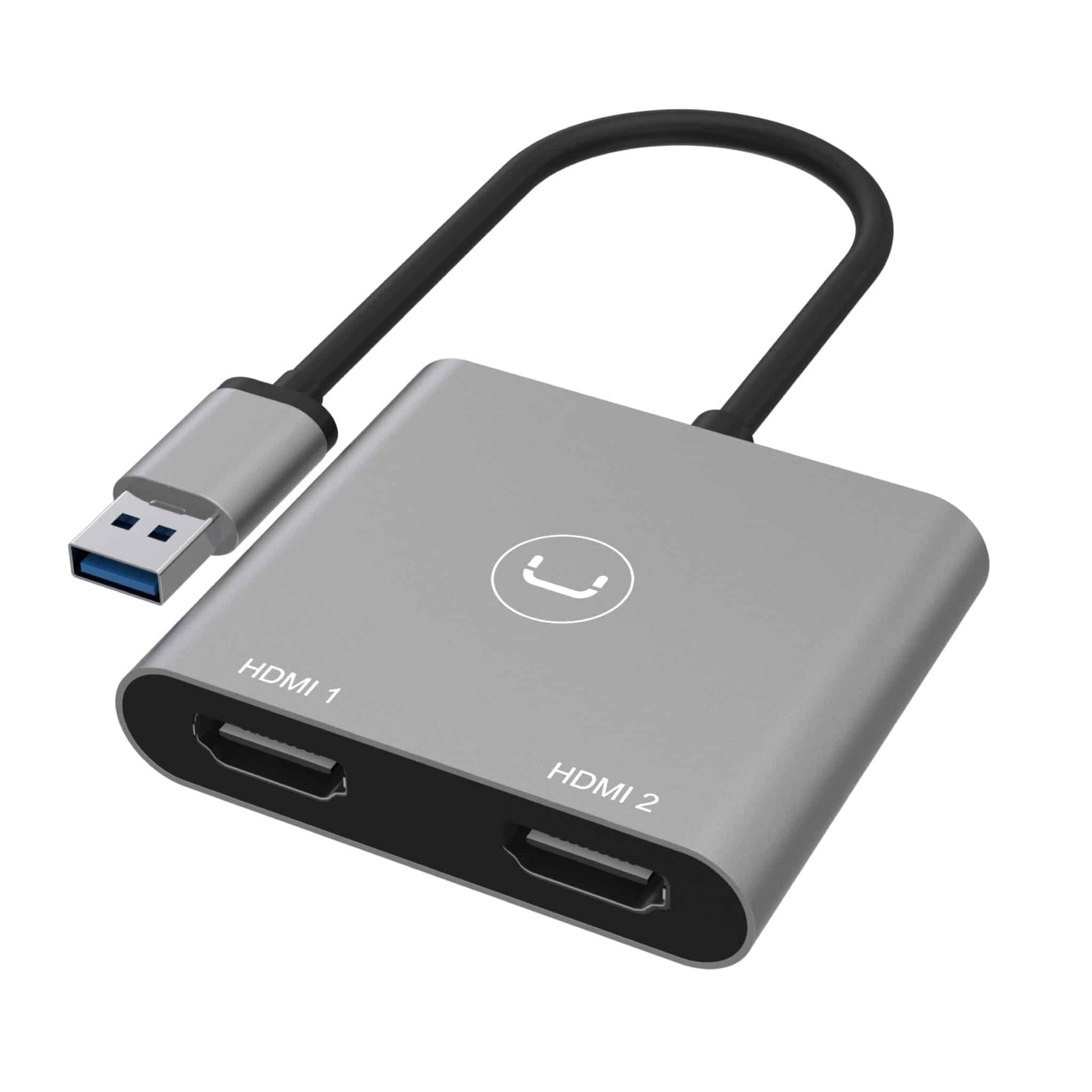 Unno Tekno USB A to HDMI Hub/Adapter – HB1102GY